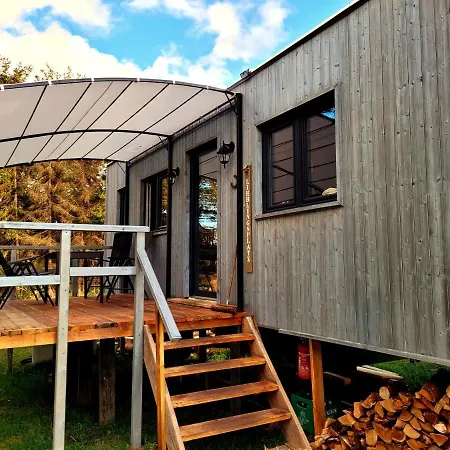 Neu Luxurioeses Tinyhaus Ferienhaus Freyr Einmalig In Luebbenau Exterior photo