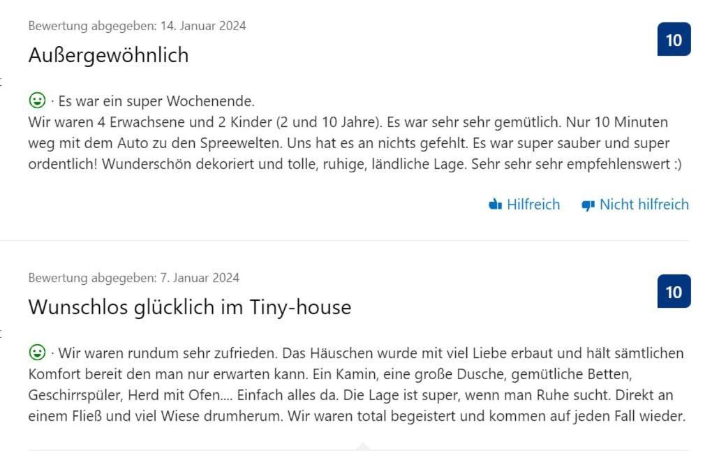 Apartment Neu Luxurioeses Tinyhaus Freyr Einmalig In